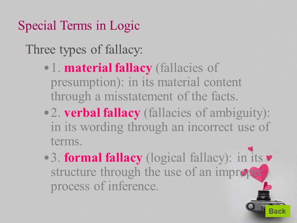 List of fallacies
